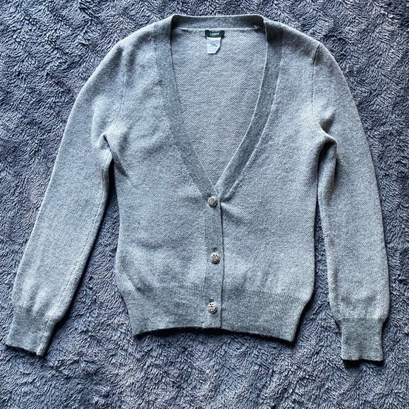 Grey J. Crew cardigan - Picture 1 of 6